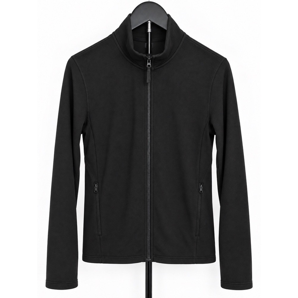 Uniqlo Women AIRism UV Protection Full Zip Jacket Black S Active Running Cooling